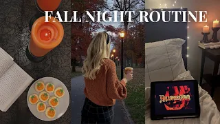 FALL NIGHT ROUTINE 🕯🍂  cozy/relaxing & chill vibes [2022]