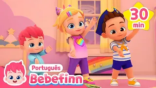 Cantem bum-badi-bum-bum! | Animal | + Completo | Bebefinn em Português - Canções Infantis