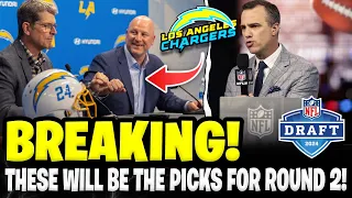 🚨URGENT! ROUND 2! FOLLOWING JOE ALT, THESE WILL BE THE PICKS!  Los Angeles Chargers News