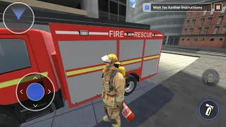 Fire Truck Driving Game 2020 - Emergency Rescue Service Simulator - Android GamePlay