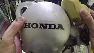 HONDA CRM 250 AR engine full restoration.