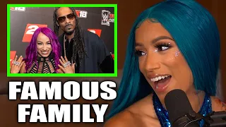 SASHA BANKS IS COUSINS WITH SNOOP DOGG & RAY J!