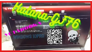 Katana-GF76 11Uc-480xru Установка WINDOWS 10 PRO