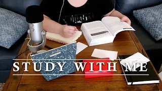 ASMR | Study With Me - Whispering, Page Turning, Breathing