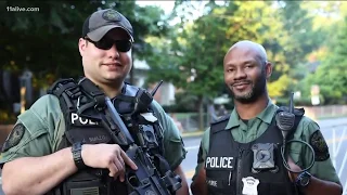 This is what the green Atlanta police uniforms mean