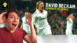 David Beckham Moments of Genius - REACTION