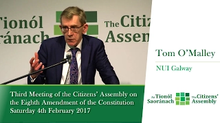 Tom O’Malley, NUI Galway - Session 2: Rape - Legal Issues - Citizens' Assembly - Feb 4
