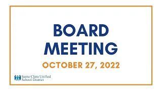 Board Meeting - October 27, 2022