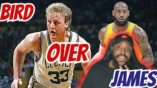 Lebron Fan REACTS TO Why Michael Jordan RATES Larry Bird OVER Lebron James