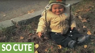 Compilation of laughing babies is extremely contagious!