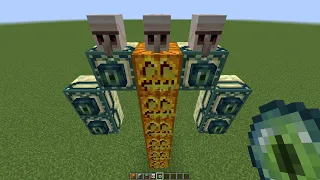 what if you create a NEW ENDER GOLEM in MINECRAFT