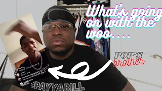 POP SMOKE’s brother TALKS, MIKE DEE, NO SUPPORT, FIVIO IS LOYAL #payyabill #reaction