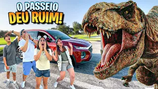 Fomos visitar o Parque dos Dinossauros nos Estados Unidos e DEU RUIM