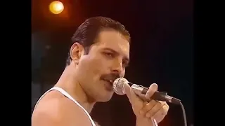 Queen's performance at Live Aid 13 luglio 1985 Wembley Stadium 480p