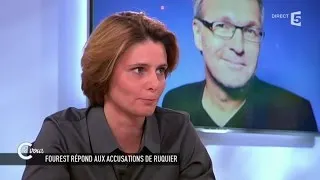 Privée d'ONPC, Caroline Fourest réagit aux propos de Laurent Ruquier - C à vous - 12/05/2015