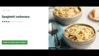 Spaghetti carbonara au thermomix TM6