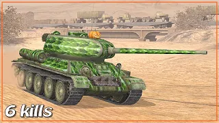 T-34-85 • 6 frags • 3.7k dmg • WoT Blitz