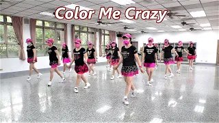 Color Me Crazy│Line Dance by Tim Johnson & Joey Warren│Demo & Walk Through║為我瘋狂上色│排舞│含導跳║4K