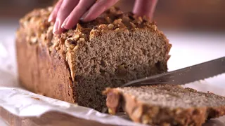 Ginger Banana Bread using the KitchenAid K150 blender