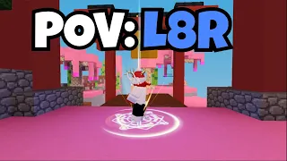 POV: You're in L8R CLAN.. (Roblox Bedwars)