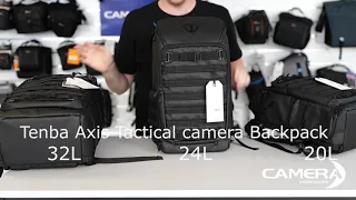 Tenba Axis Tactical 32, 24 & 20L Camera Backpack Tour