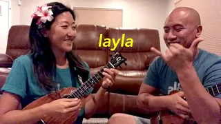 Eric Clapton - Layla (Acoustic) cover// Cynthia Lin ft Ben Ahn