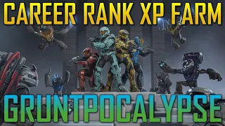 Firefight: Gruntpocalypse is GREAT for Career Rank XP | Halo Infinite