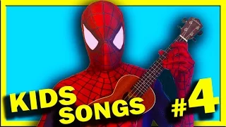 Superheroes Dancing Lipdub - Spiderman Iron Man Darth Vader - Children Music Songs