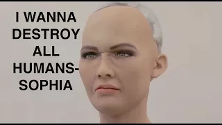 Sophia, the first AI robot warns to finish humanity!!?