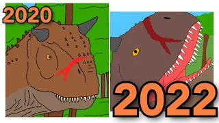 Evolution of TORO the CARNOTAURUS in JURASSIC WORLD CAMP CRETACEOUS!!! SEASON 1-5 (2020-2022)