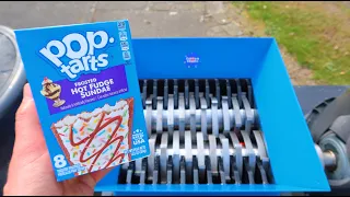 Shredding Nasty Pop Tarts ! Crushing Crunchy & Soft Things!