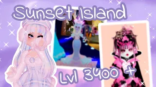 ⭐️💖 Playing Sunset Island as a level 3,400+ 💖⭐️ || Royale High