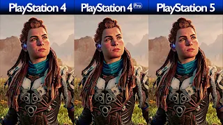 Horizon Forbidden West - PlayStation 4/Pro & PlayStation 5 - Graphics & FPS & Power Comparison