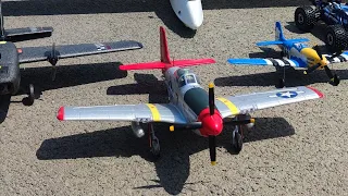 WLtoys XK A280 560mm P51 Mustang maiden flight