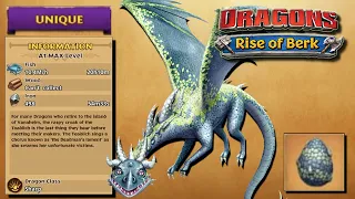 Unique Toadlich (Grim Gnasher Dragon) Max Level 175 Titan | Dragons: Rise Of Berk