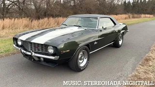 Country drive in the Fathom Green 1969 Chevrolet Camaro Z28 & Walk Around