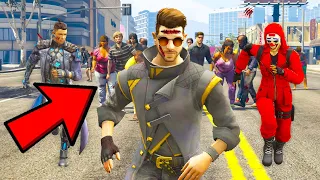 GTA 5: A Secret Zombie Apocalypse Horror Base with DJ ALOK FREEFIRE (Part 2)