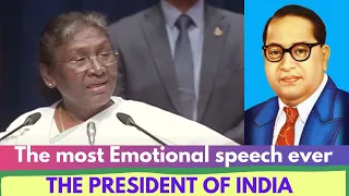 President of India Draupadi Murmu Emotional speech