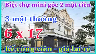 Biệt thự mini góc 2 mặt tiền 3 mặt thoáng giá rẻ khó tin | nhà đất tuấn tú (#70)