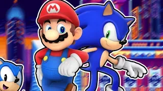 Sonic Mania Extended | Mario & Modern Sonic Join the Cast! (Sonic Mania Mods)
