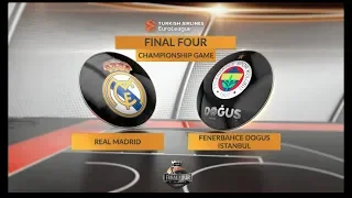#GameOn trailer: Championship Game, Real Madrid-Fenerbahce Dogus Istanbul