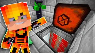 СЕКРЕТНЫЙ БУНКЕР В МАЙНКРАФТ ТРОЛЛИНГ НУБА ЛОВУШКИ НУБИК ЗАЩИТА БАЗЫ MINECRAFT