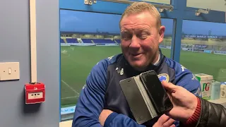 CFCTV: Manager Steve Watson post match Southport (h)