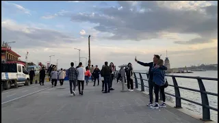 سفره افطاری ۲ کیلومتری در استانبول - walking istanbul 2 km food - Üsküdar da 2 kilometrelik iftar