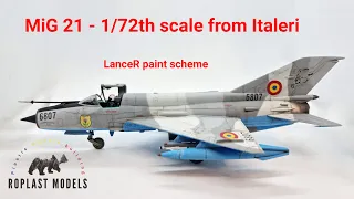 Italeri MiG 21 model 1/72th scale