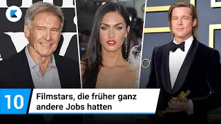 10 Filmstars, die früher ganz andere Jobs hatten