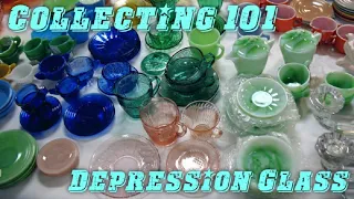 Collecting 101: Depression Glass! The History, Popularity, Patterns and Value! Episode 11
