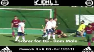 East Grinstead HC 4th goal v Cannock HC scored by Dom Male Saturday 19th March 2011