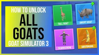 Goat Simulator 3: All Goats & How to unlock them
