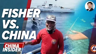 Filipino Fisherman vs. Chinese Coast Guard | Cutting CCP Sea Barriers